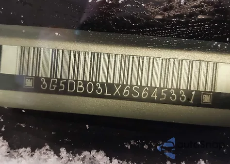 2006 Buick Rendezvous Cx z USA, uszkodzony, nr VIN 3G5DB03LX6S645331